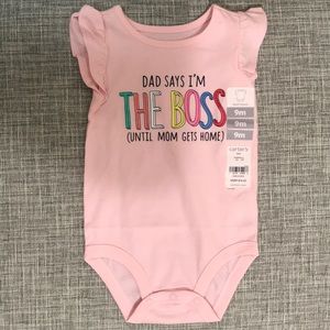 Carter's NWT 9 MTH shirt/onsie